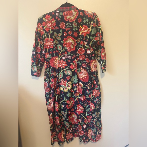 J Peterman Flower Print Dress - Picture 2 of 4